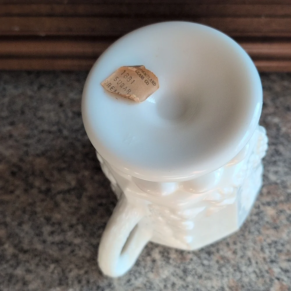 Westmoreland Glass Company Milk Glass Creamer Pitcher